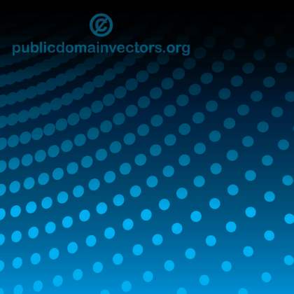 Vector Abstract Blue Background Illustration with Halftone Dots Pattern