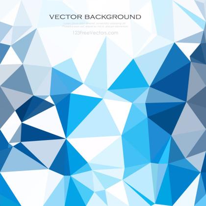 Sky Blue Abstract Geometric Polygon Background Image