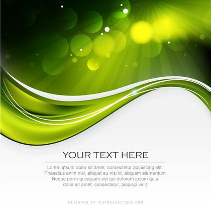 Abstract Dark Black Green Background Illustrator Template