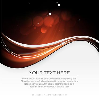 Black Orange Fire Background Design Template