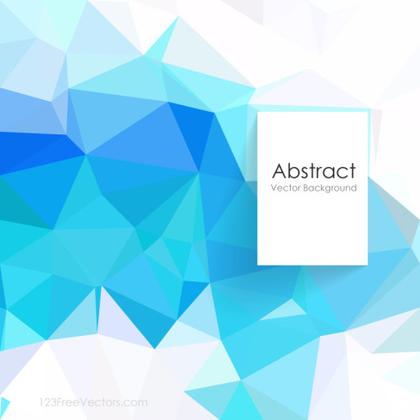 Sky Blue Polygonal Pattern Background Design