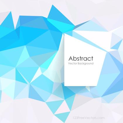 Sky Blue Abstract Polygonal Pattern Background Design
