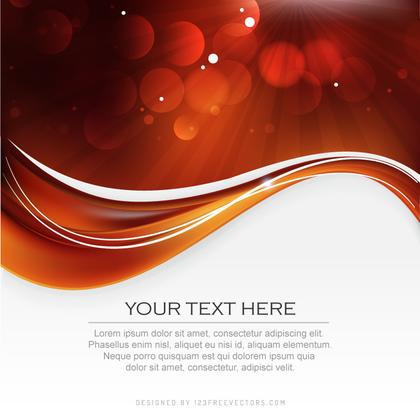 Red Yellow Background Illustrator Template