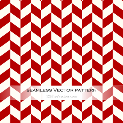 Red Chevron Pattern Vector