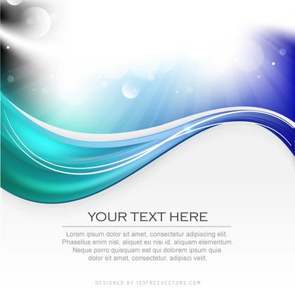 Turquoise Blue Background Graphic Design Template