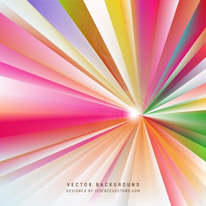 Colorful Light Burst Background