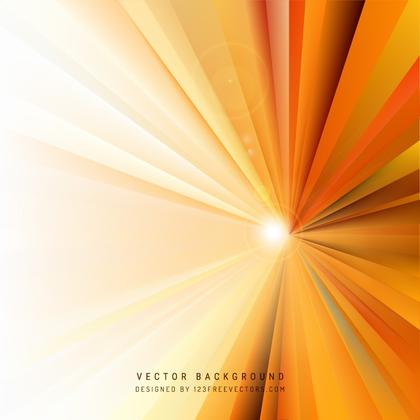 Abstract White Orange Burst Background Template