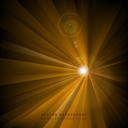Abstract Black Orange Light Burst Background Illustrator