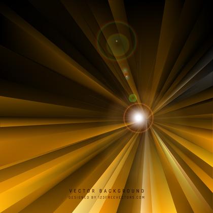 Abstract Black Orange Light Burst Background Template