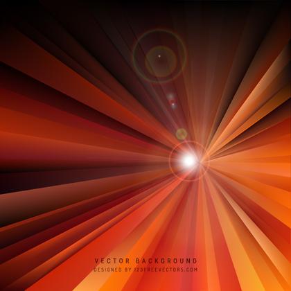 Black Orange Fire Light Rays Background Template