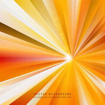 Orange Light Burst Background Template