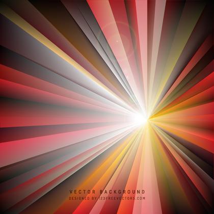 Red Yellow Light Burst Background Image