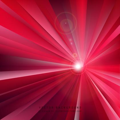 Red Rays Background