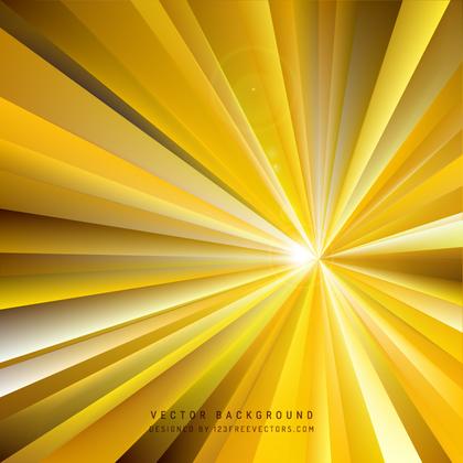 Yellow Light Burst Background