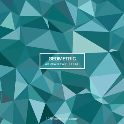 Dark Turquoise Low Poly Background Clip Art