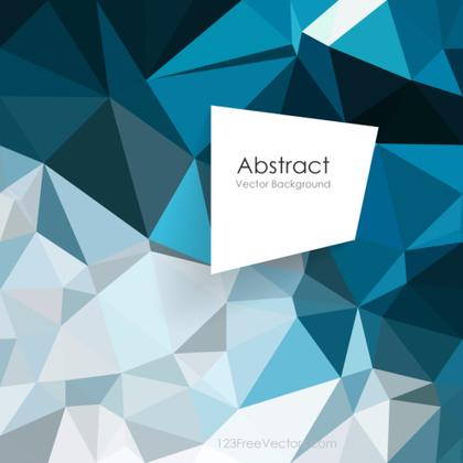 Polygonal Dark Turquoise Background Graphics