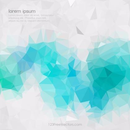 Turquoise Abstract Polygonal Background Graphics