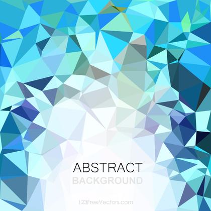 Blue Turquoise Low Poly Background Design