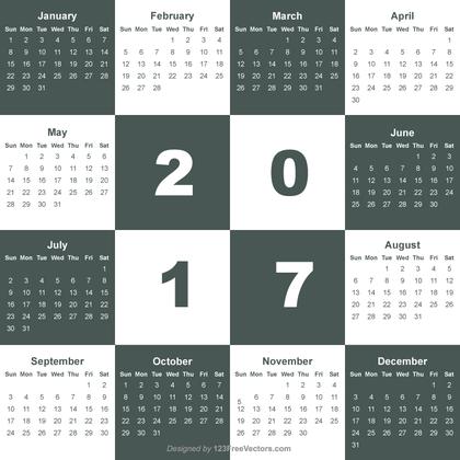 Calendar 2017 Pdf