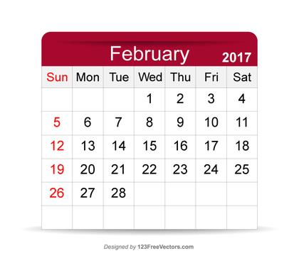February 2017 Calendar Template