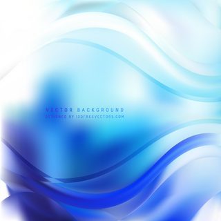 Abstract Cobalt Blue Wavy Background