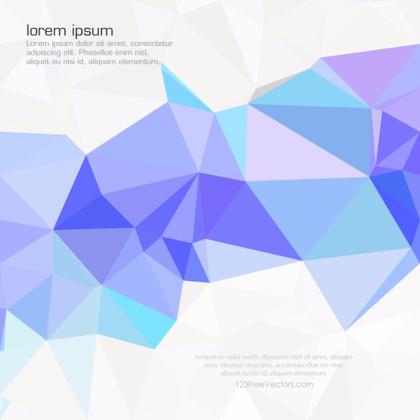 Blue Purple Abstract Polygonal Triangular Background Clip Art
