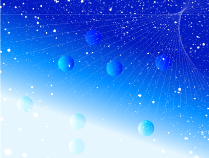 Abstract Blue Splatter Vector Background