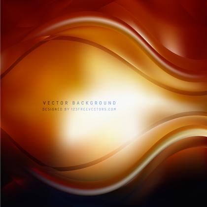 Abstract Black Orange Fire Wavy Background