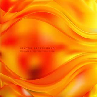 Yellow Orange Wave Background