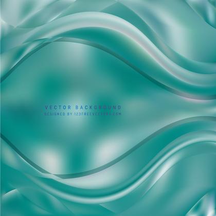 Turquoise Wave Background