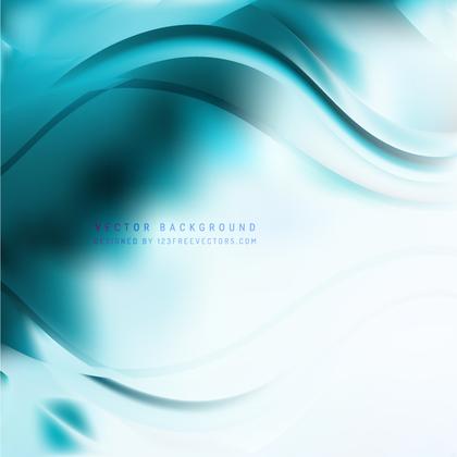 Turquoise Wavy Background