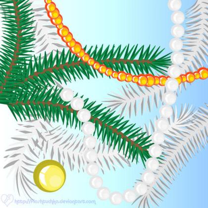 Free Christmas Tree Illustrator Brushes