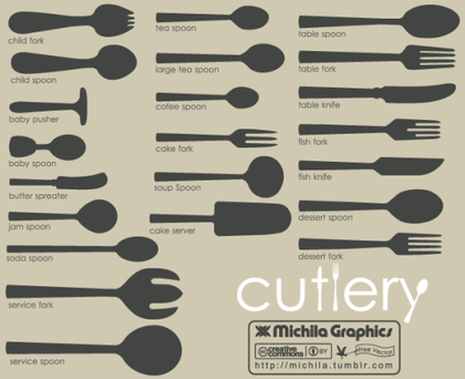 Free Cutlery Vector Set