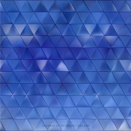Abstract Blue Triangle Background Design