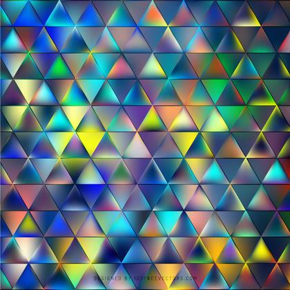 Abstract Colorful Triangle Background Illustrator