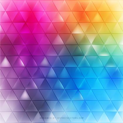 Abstract Colorful Triangle Background Design