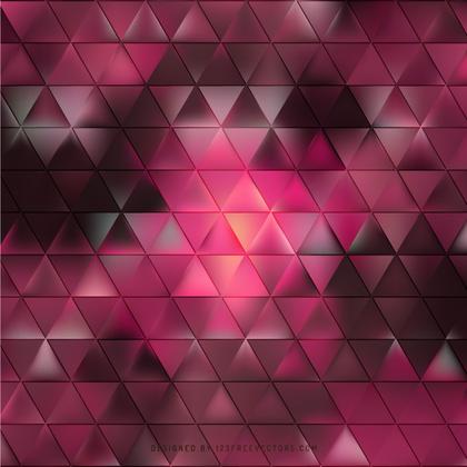 Dark Pink Triangle Background Design