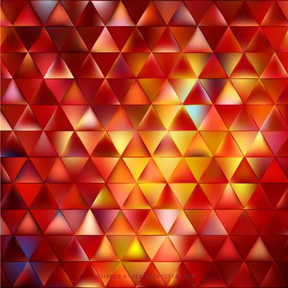 Abstract Red Yellow Triangle Shape Background