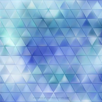 Abstract Turquoise Blue Triangle Vector Background