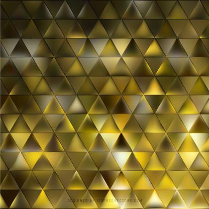 Abstract Dark Yellow Triangle Background Design