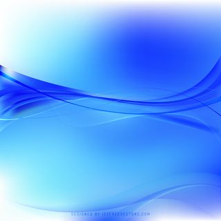Cobalt Blue Curved Lines Background Template