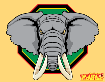 Free African Elephant Head Vector Graphics