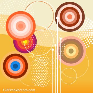 Retro Colorful Background Graphics