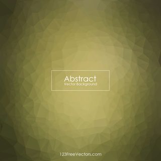 Olive Green Color Polygonal Background