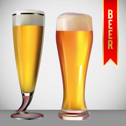 Beer Glass Vector Art Free