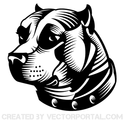 Free Staffordshire Bull Terrier Vector Art