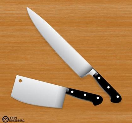 Free Butcher Knife Vector Set