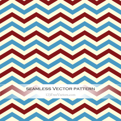Retro Zigzag Seamless Pattern Vector