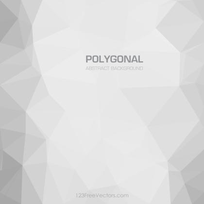 Light Gray Abstract Low Poly Background Template