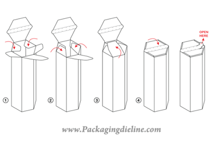 Free Packaging Dieline Template Vector